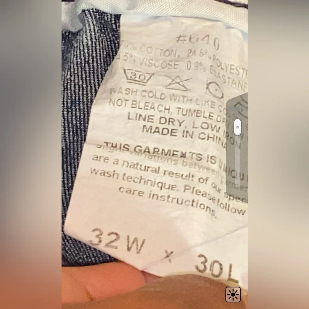 Rare Soojun Indigo
640-2 Stretch Waist
Denim
32’’w×30 L"Jeans Color blue - Picture 14 of 15